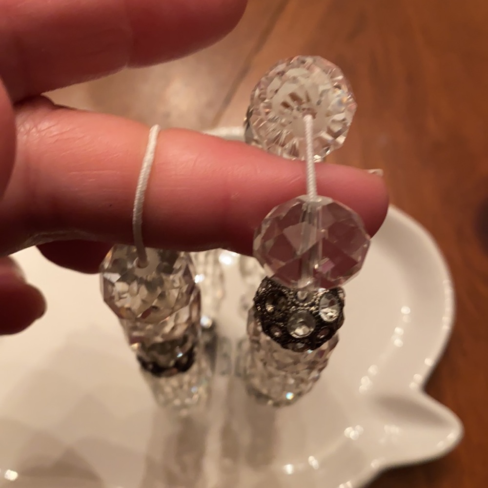 Two Vintage Givenchy Swarovski Crystal Bracelets - Picture 8 of 9